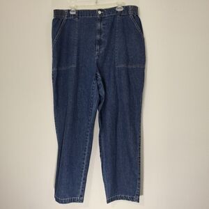 Gloria Vanderbilt Relaxed Fit Blue Jeans, Size 18W